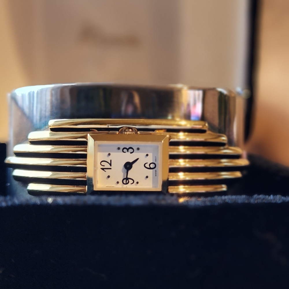 Cuff watch by Franklin Mint